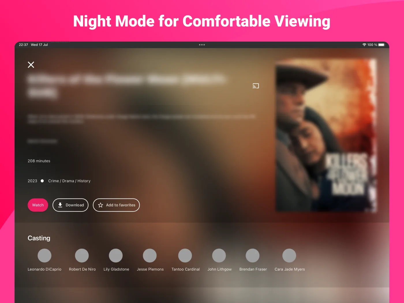 IPTV Expert Indeling van filmbibliotheek op tablet